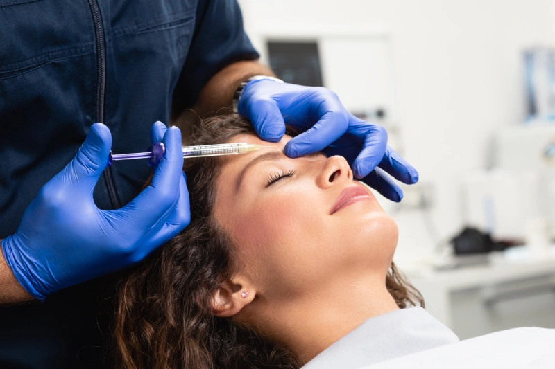 First-time Botox treatment in Tempe showing consultation, injections, and expected recovery results.