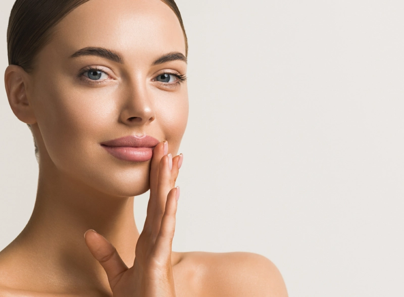 Microneedling treatment improving skin texture, reducing acne scars, and softening fine lines for healthier-looking skin.